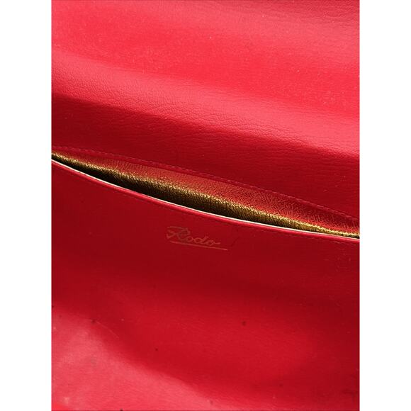 Vintage RODO Black Lacquered Wicker Basket Satchel Handbag - Picture 10 of 16